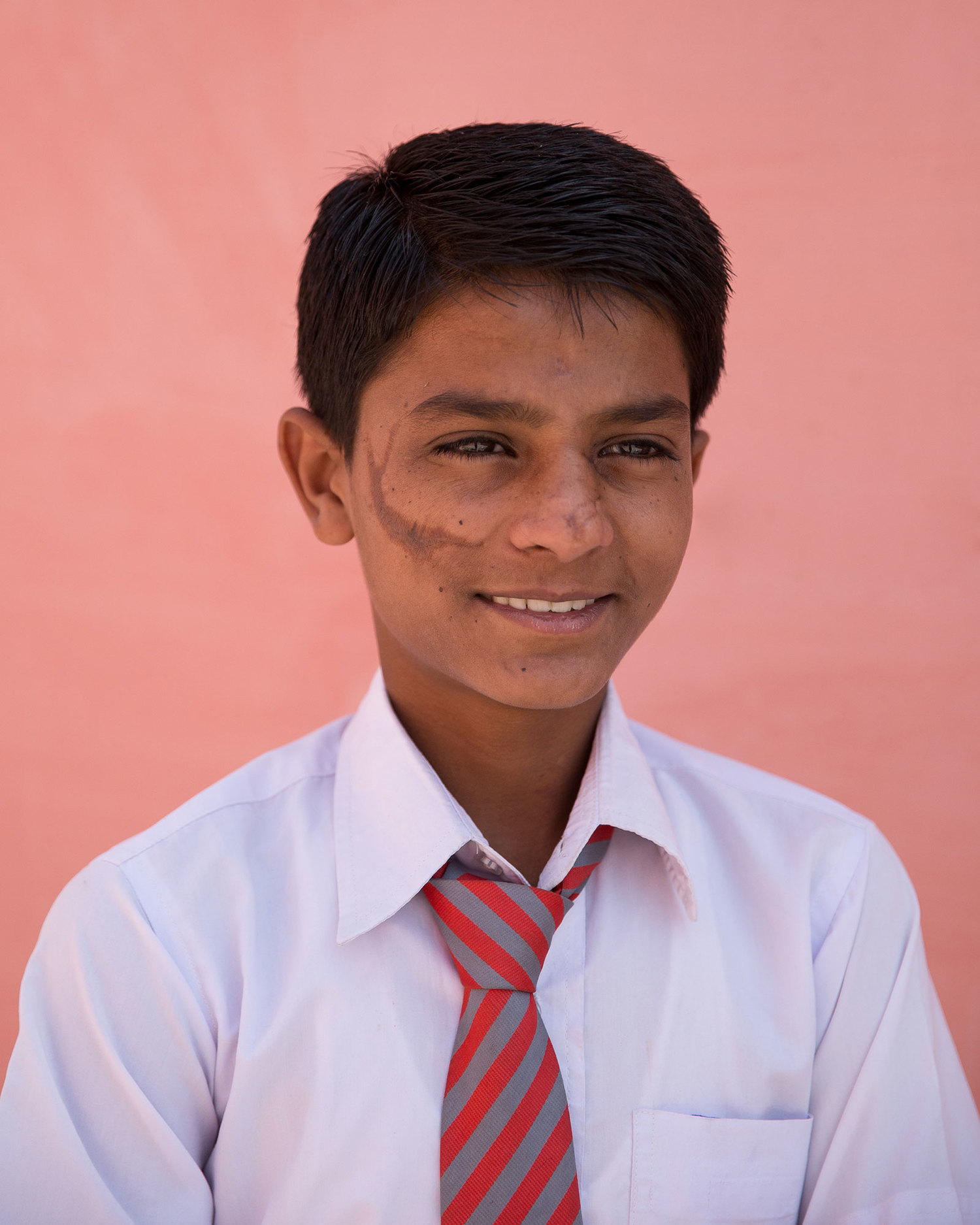   Kamlesh Gurjar, 8th class.  "I want to be an engineer so that I may discover something new, so I can help build up our country." 
