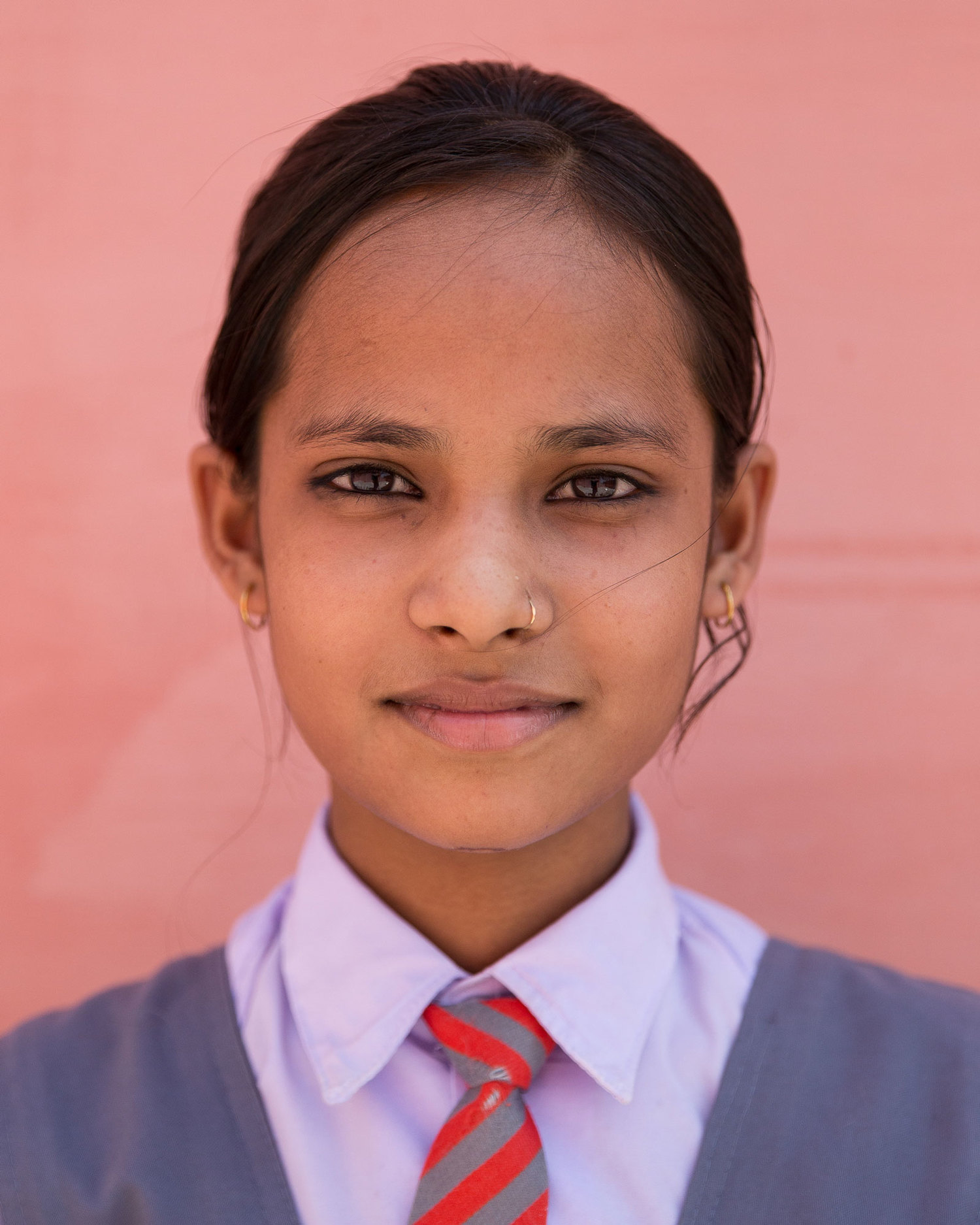   Jyoti Sahkya, 9th class.  "I want to help establish a just country where everybody is equal in the eye of the law.&nbsp;Our teachers advise us to keep away from all evil and they always try to make us a good person." 