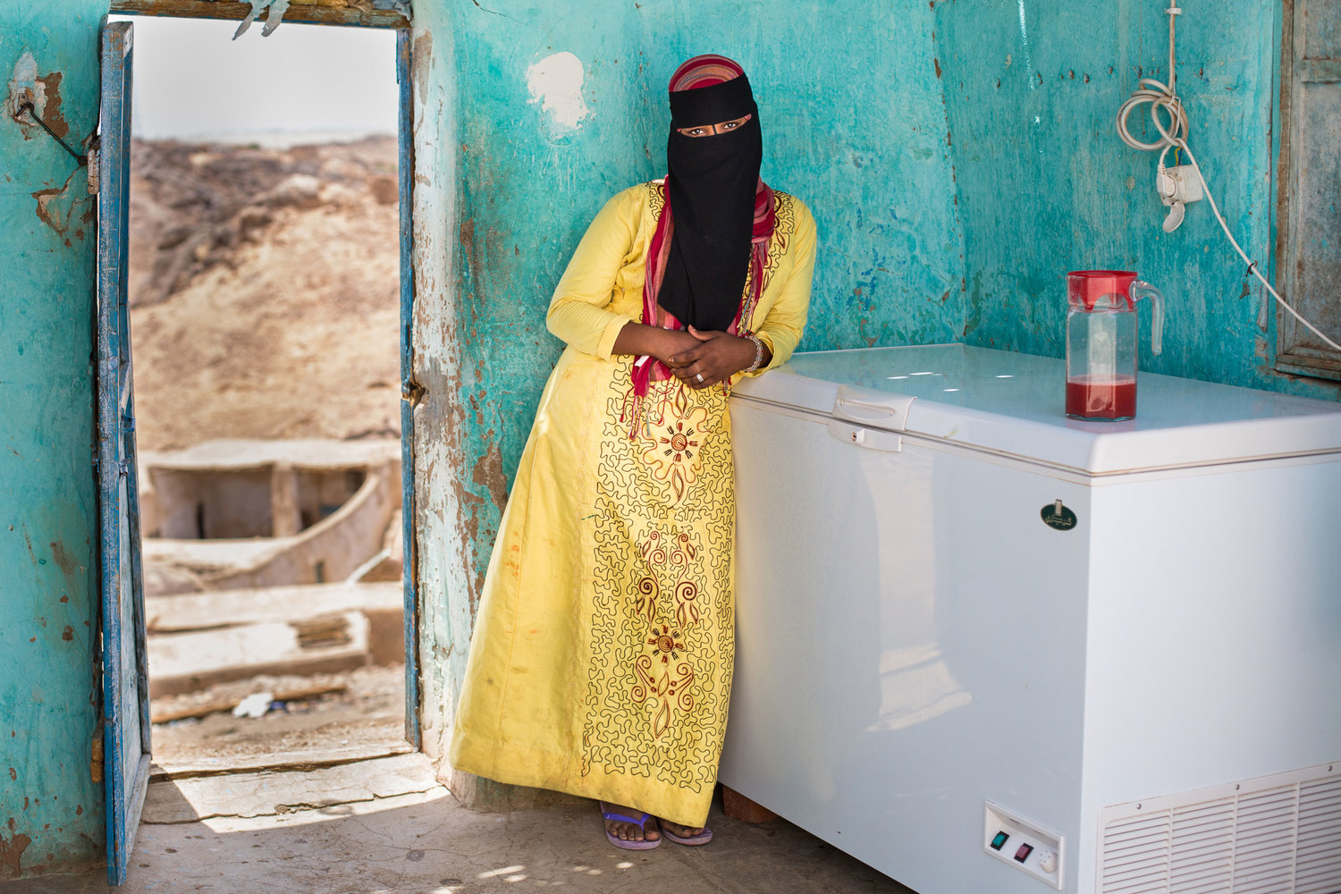  On Seheil and Heisa Island in Aswan, Egypt, Nubians are still holding on to their traditional life style. With limited work opportunities on the islands, most working-age men leave the islands during the day to work at the nearby tourist sites in Aswan, leaving only women, children, and the elderly behind on the islands. 